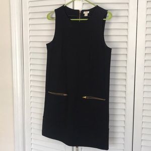 Jcrew Black Shift Dress